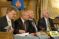 Constituency candidates at Juniper Green Hustings 2011 Scottish election